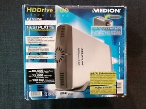 Externe Festplatte MEDION HDDrive 2 go - 1TB - im Alugehäuse , TOP Zustand - OVP