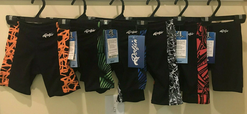 Traje de baño Dolfin Jammer resistente al cloroban talla 22 con etiqueta corto de natación Foto 1 de 1