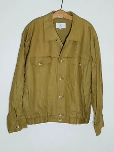 Vtg Valentino Uomo Linen Jacket Medium Mens T* - Picture 1 of 6