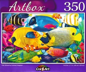 Fish School by Corinne Ferguson Art Jigsaw Puzzle 350 Pieces 11"X18.25" Piece - Picture 1 of 3