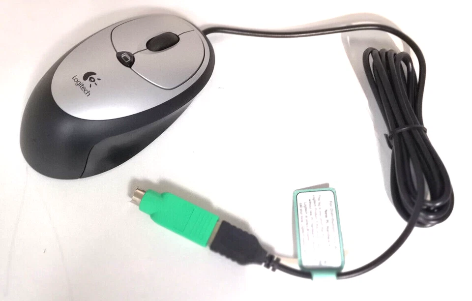 Logitech M-BT85 Ulta X Optical Mouse , 831114-0000 , USB PS/2 , Vintage , NEU - Bild 1 von 4