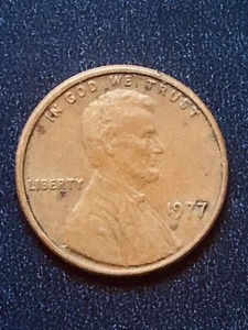 1977 Copper Very Rare Penny, No Mint Mark, Big Date, And Errors - Picture 1 of 3