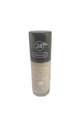 1 bottle REVLON COLORSTAY 24HR FOUNDATION MAKEUP combination/oily 110 IVORY - Image 1 of 4