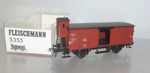 Fleischmann 5355-1; carro merci coperto G "Monaco di Baviera" DRG, in confezione originale/V017 - Foto 1 di 4