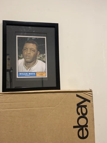 1961 Topps STYLE WILLIE MAYS (custom Mini Poster) Frame Not Included (READ) Cover