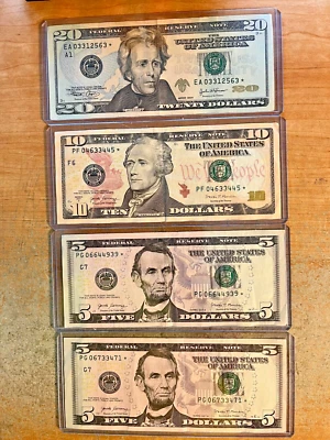 ( 4 ) different star notes - Image 1 of 4