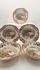 Johnson Brothers Friendly Village Covered Bridge 6" Cereal Bowl Set of 5