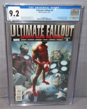 ULTIMATE FALLOUT #4 (Spider-Man Miles Morales 1st app) CGC 9.2 NM- Marvel 2011