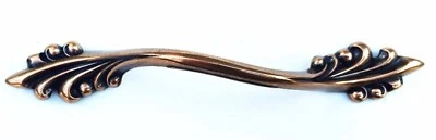 Медный винтажный антикварный выдвижной ящик MCM в стиле французского кантри с ручкой 3 дюйма по центру - Изображение 1 из 4