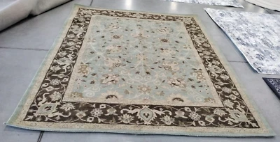 Alfombra Rosca Rota VERDE/MARRÓN 7'-6" X 9'-6", Precio Reducido 1172728970 AT21H-8 Foto 1 de 4