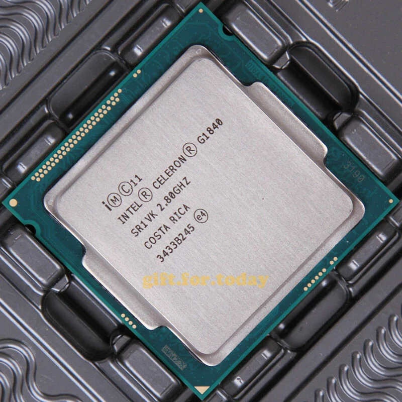 Intel Celeron Dual-Core G1840 SR1VK 2.8 GHz LGA 1150 Processor CPU BX80646G1840 - Image 1 of 1