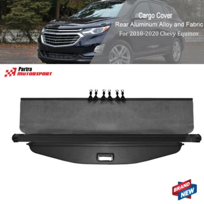 For Chevy Equinox 2018 2019 2020  Black Cargo Cover Trunk Shade Tonneau Shield Foto 1 de 4