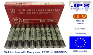 SIBA 70 065 63 25A Sicherung Schnellwirkend F25A 440V Typ 189020 JPSF032 1/5/10er Pack - Bild 1 von 8