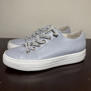 Paul Green Faye Sneaker Women’s US 6 Stone Silver PE Shoes Super Soft 5017048R - Picture 1 of 15
