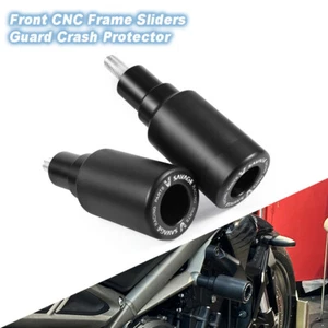 Front CNC Frame Sliders Guard Crash Protector For Street Triple 765 RS/R/S 17-21 - Bild 1 von 24