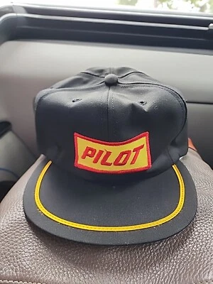 Sombrero de camionero negro de combustible de gasolina ajustable para adulto Nos Pre 1969 Foto 1 de 4