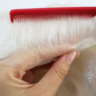 Sistema de reemplazo de cabello humano para hombre piel ultra delgada toupee piezas de cabello blanco 8X10 Foto 1 de 4