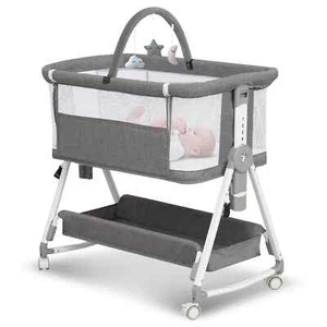 Baby Rocking Bassinet for Baby,3 in 1 Baby Bassinet Bedside Sleeper With Musical - Picture 1 of 4