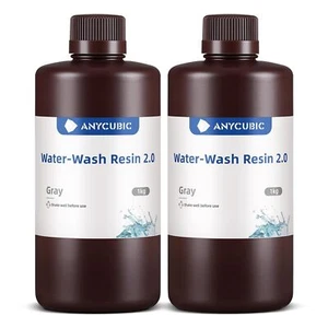 5-20KG ANYCUBIC Water Washable Resin 2.0 LCD 3D Drukarka Zmywalna w wodzie Żywica UV - Zdjęcie 1 z 9