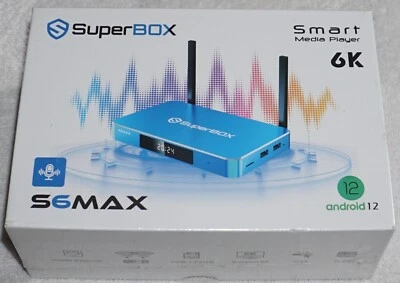 SuperBox S6 Max Smart Media Player Authorized Reseller Factory Sealed NEW - Image 1 of 4