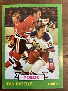 Jean Ratelle Hockey Card (New York Rangers) 1973 Topps #73 -ShowYourCards- INT - Picture 1 of 2