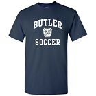 Butler Bulldogs Arch Logo Soccer University College Sports Team T-Shirt - Navy