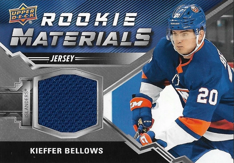 Kieffer Bellows #RM-KB - 2020-21 Series 2 - Rookie Materials Blue - Image 1 of 1