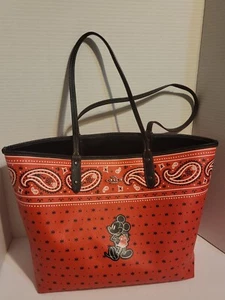 Lote de 2 Bolso de Mano Coach Kate Spade Bandana Paisley Disney X Mickey Mouse F59376 - Imagen 1 de 20