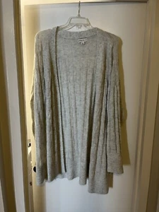 Ava-Viv. Light Gray Open Cardigan.women’s.sz.4X. - Picture 1 of 4