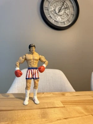 Figura de acción suelta Rocky III Jakks Pacific 2006 Rocky Balboa Foto 1 de 3