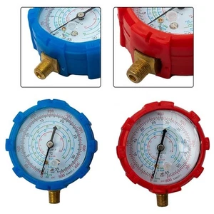 High Performance 2PCS Low/High Pressure Gauge Set for R22 R404A R134A R410A AC - Bild 1 von 23