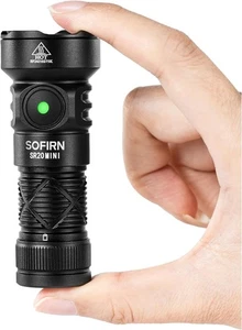 Sofirn SR20 Mini LED wiederaufladbare rote Taschenlampe -1200 Lumen - Bild 1 von 8