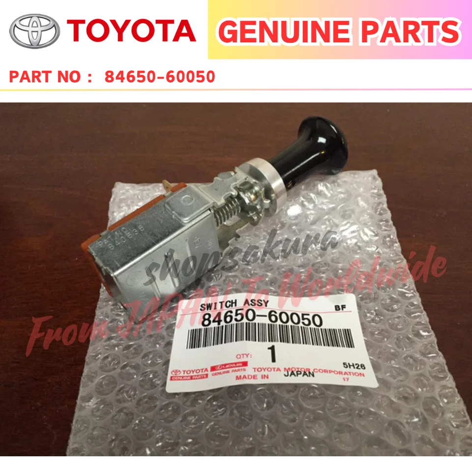 OEM Genuine Toyota  Land Cruiser FJ40 FJ55  Windshield Wiper Switch  84650-60050 - Image 1 of 1