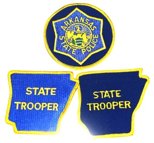 Policía Estatal de Arkansas - Policía Estatal - 3 Parches - Parche de Policía del Sheriff 3 PATCES - Imagen 1 de 1