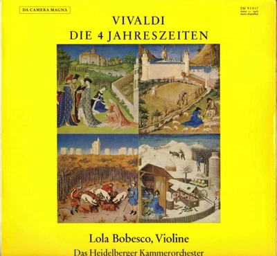 LOLA BOBESCO, VIVALDI, LES 4 SAISONS LP 1967 DA CAMERA MAGNA 91917 STEREO - Photo 1/3