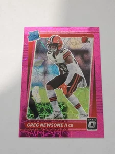 2021 Donruss Optic Rated Pink Velocity Prizm /79 Greg Newsome II #252 Rookie RC - Bild 1 von 12