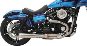BASSANI Road Rage 3 Stainless Exhaust '91-'17 Dyna Harley-Davidson - Picture 1 of 4