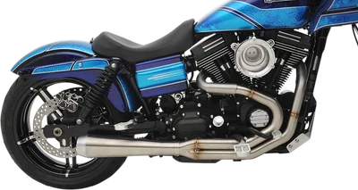 BASSANI Road Rage 3 Stainless Exhaust '91-'17 Dyna Harley-Davidson - Image 1 of 4