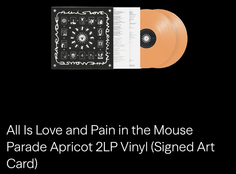 Of Monsters and Men - All Is Love and Pain Mouse Apricot Vinyl 2LP + SIGNED CARD - Imagem 1 de 2