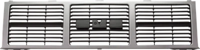 Grille Silver w/ Gray Insert For 85-86 88 GMC C1500 Models w/ Single Headlights Foto 1 de 4