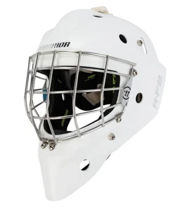 Warrior Ritual R\F2 E Senior Certified Straight Bar Goalie Mask-White - Picture 1 of 6