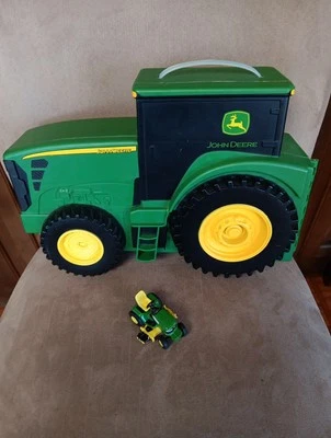 ERTL John Deere Farm Tractor Toy Car Vehicles Storage Carry Case 13" x 9.5" x 5" - Image 1 of 4