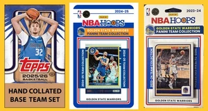 2025-26 2026 Topps GS Warriors NBA Team Set + 2024 2023 Panini Hoops Steph Curry - Picture 1 of 3