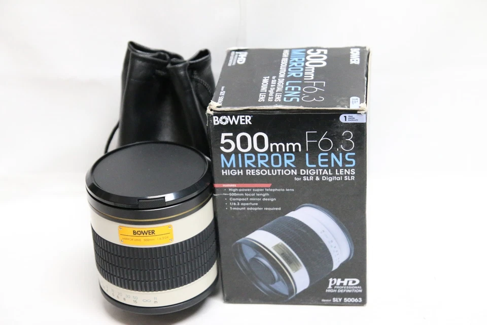 Bower 500mm f/6.3 DX Mirror Lens For T- Mount - Image 1 of 4