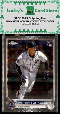 2022 Topps Chrome Update #USC100 Spencer Torkelson Rookie - Image 1 of 2