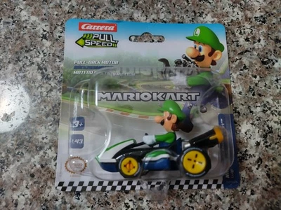 Mariokart Scale  1:43 Carrera Luigi Pull Back Motor - Image 1 of 4