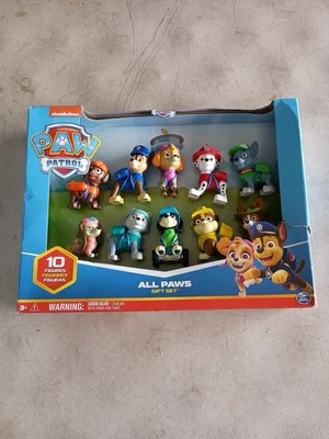 Nickelodeon Paw Patrol Todas las Patas en Cubierta Set de Regalo 10 Figuras de Perro Paquete NUEVO Foto 1 de 4
