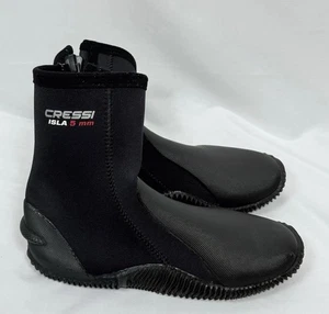 Cressi ISLA schwarz 5 mm Tauchstiefel Herren Größe 9 Damen 10 " - Bild 1 von 8
