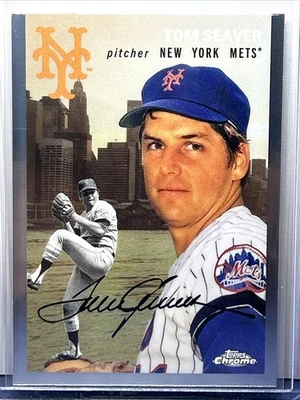 Tom Seaver 2023 Topps Cromo Platino Aniversario City Variation #54CV-30 Foto 1 de 2