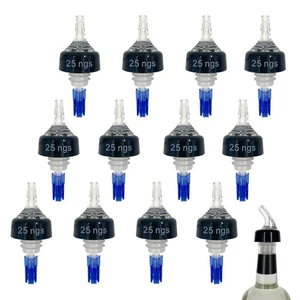 Shot Pourers 6 & 12 Pack Spirit Measure Bar Bottle Pourer Drink 25, 35, or 50ml - Picture 1 of 33